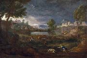 Landschaft mit Pyramos und Thisbe Nicolas Poussin